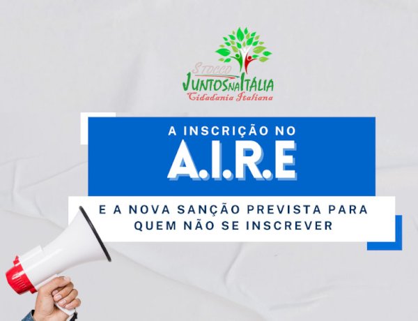 Registro de italianos residentes no exterior (AIRE)