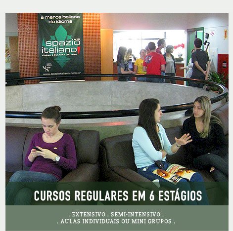 Entre em contato e descubra a língua e a cultura italiana.